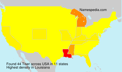 Surname Tiser in USA Surname Tiser in USA