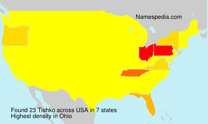 Surname Tishko in USA