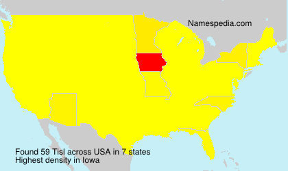 Surname Tisl in USA Surname Tisl in USA