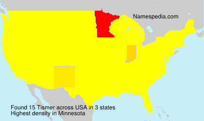 Surname Tismer in USA Surname Tismer in USA