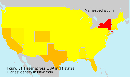 Surname Tisser in USA Surname Tisser in USA