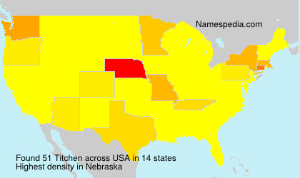 Surname Titchen in USA Surname Titchen in USA