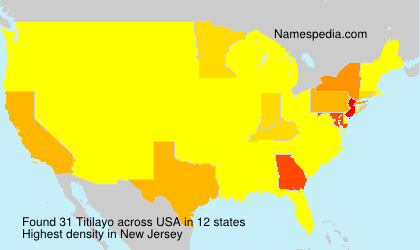 Surname Titilayo in USA Surname Titilayo in USA