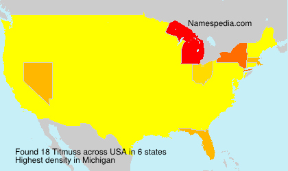 Surname Titmuss in USA Surname Titmuss in USA