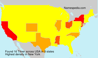 Surname Titner in USA Surname Titner in USA
