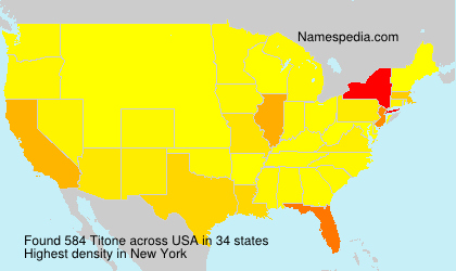 Surname Titone in USA Surname Titone in USA