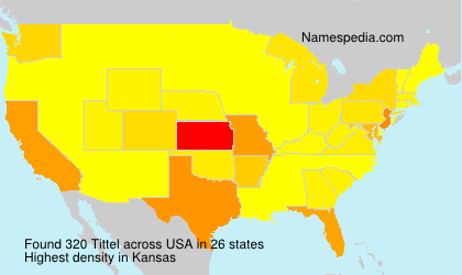 Surname Tittel in USA Surname Tittel in USA