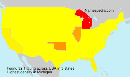 Surname Tittjung in USA Surname Tittjung in USA