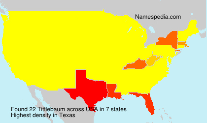Surname Tittlebaum in USA Surname Tittlebaum in USA