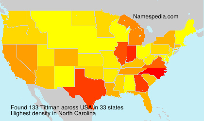 Surname Tittman in USA Surname Tittman in USA