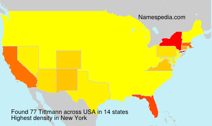 Surname Tittmann in USA Surname Tittmann in USA