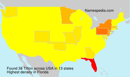 Surname Titton in USA Surname Titton in USA