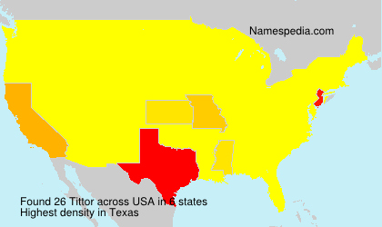 Surname Tittor in USA Surname Tittor in USA