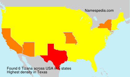 Surname Tizana in USA Surname Tizana in USA