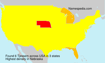Surname Tjessem in USA Surname Tjessem in USA