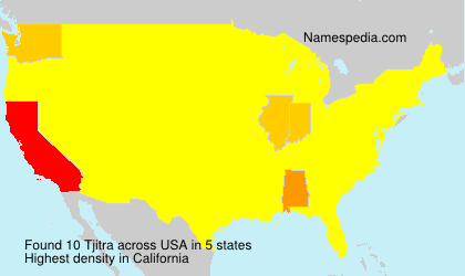 Surname Tjitra in USA Surname Tjitra in USA