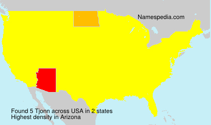Surname Tjonn in USA Surname Tjonn in USA