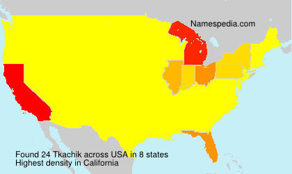 Surname Tkachik in USA Surname Tkachik in USA