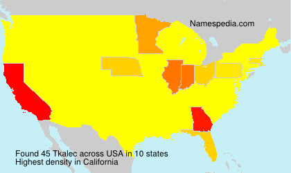 Surname Tkalec in USA Surname Tkalec in USA