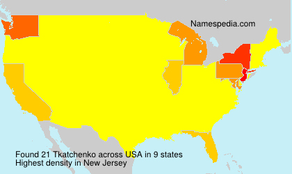 Surname Tkatchenko in USA Surname Tkatchenko in USA
