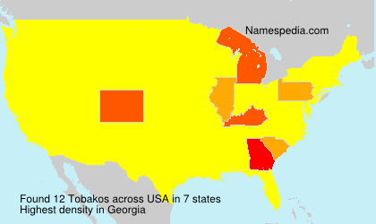 Surname Tobakos in USA Surname Tobakos in USA