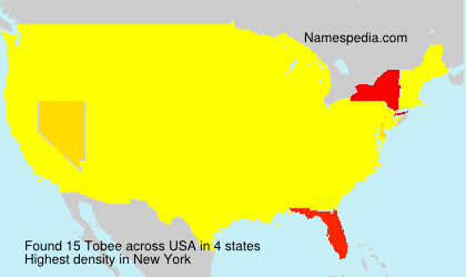 Surname Tobee in USA Surname Tobee in USA