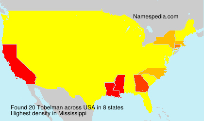Surname Tobelman in USA Surname Tobelman in USA