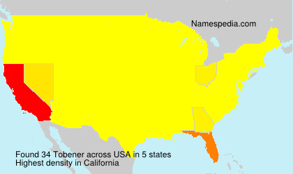 Surname Tobener in USA Surname Tobener in USA