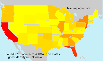 Surname Tobie in USA Surname Tobie in USA