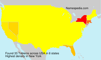 Surname Tobierre in USA Surname Tobierre in USA