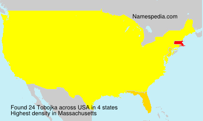 Surname Tobojka in USA Surname Tobojka in USA