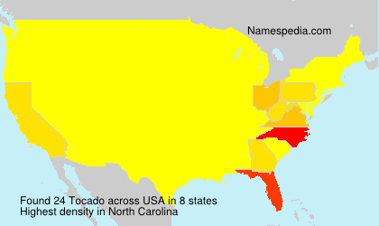 Surname Tocado in USA Surname Tocado in USA