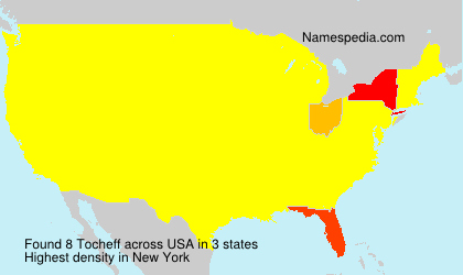 Surname Tocheff in USA Surname Tocheff in USA