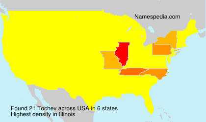 Surname Tochev in USA Surname Tochev in USA