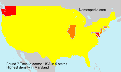 Surname Tochko in USA Surname Tochko in USA