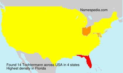 Surname Tochtermann in USA Surname Tochtermann in USA