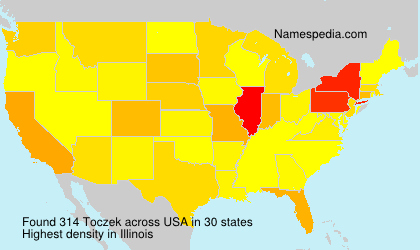Surname Toczek in USA