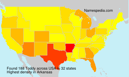 Surname Toddy in USA Surname Toddy in USA