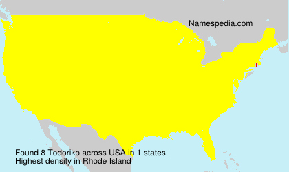 Surname Todoriko in USA Surname Todoriko in USA