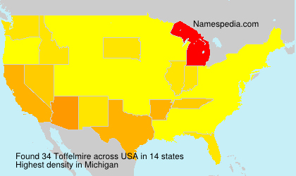 Surname Toffelmire in USA Surname Toffelmire in USA