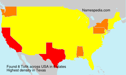 Surname Tofik in USA Surname Tofik in USA
