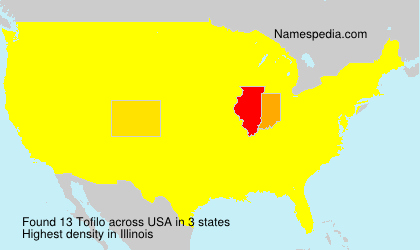 Surname Tofilo in USA Surname Tofilo in USA