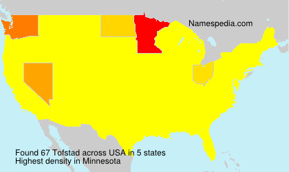 Surname Tofstad in USA Surname Tofstad in USA