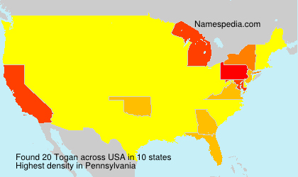 Surname Togan in USA Surname Togan in USA