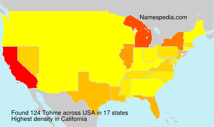 Surname Tohme in USA Surname Tohme in USA