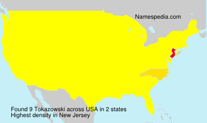 Surname Tokazowski in USA Surname Tokazowski in USA