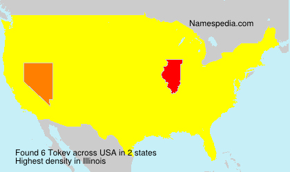 Surname Tokev in USA Surname Tokev in USA