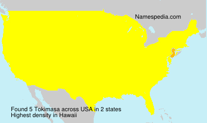 Surname Tokimasa in USA Surname Tokimasa in USA