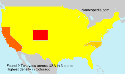 Surname Tokuyasu in USA Surname Tokuyasu in USA