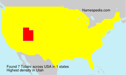Surname Tolaini in USA Surname Tolaini in USA